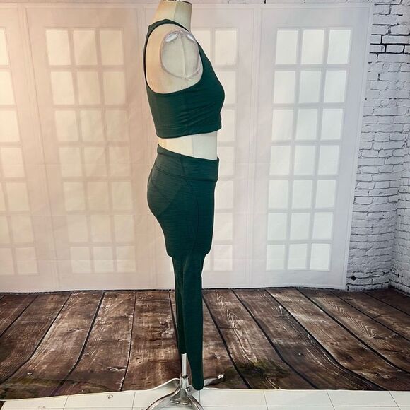 Outdoor voices 2pc set move free sports bra tech sweat core 7/8 legging medium - Picture 7 of 14